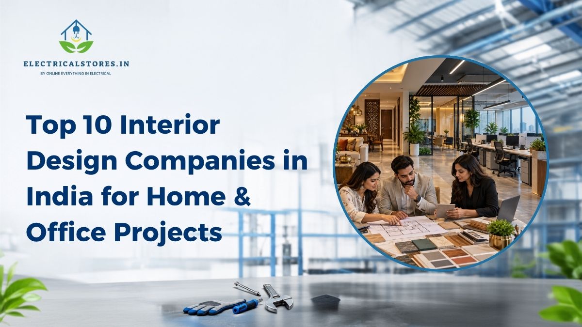Top 10 Interior Design Companies in India for Home & Office Projects